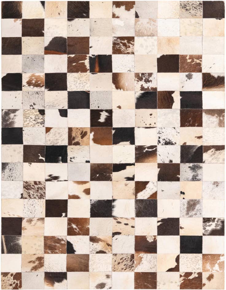 Detail image of 5' x 7' 10 Cowhide Rug
