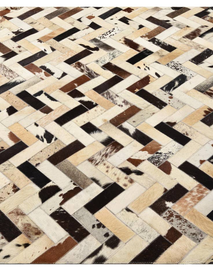 Detail image of 5' 4 x 7' 7 Cowhide Rug