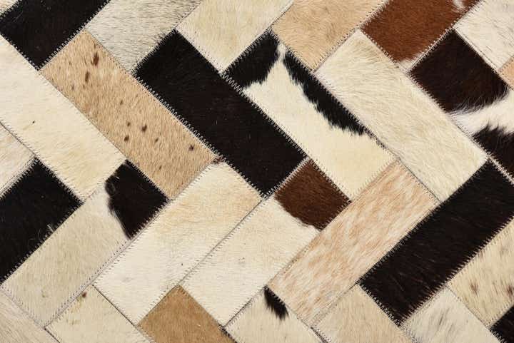5' 4 x 7' 7 Cowhide Rug