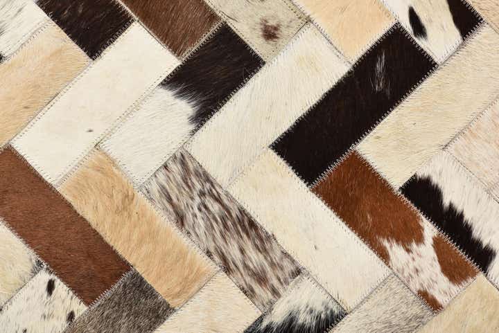 5' 4 x 7' 7 Cowhide Rug