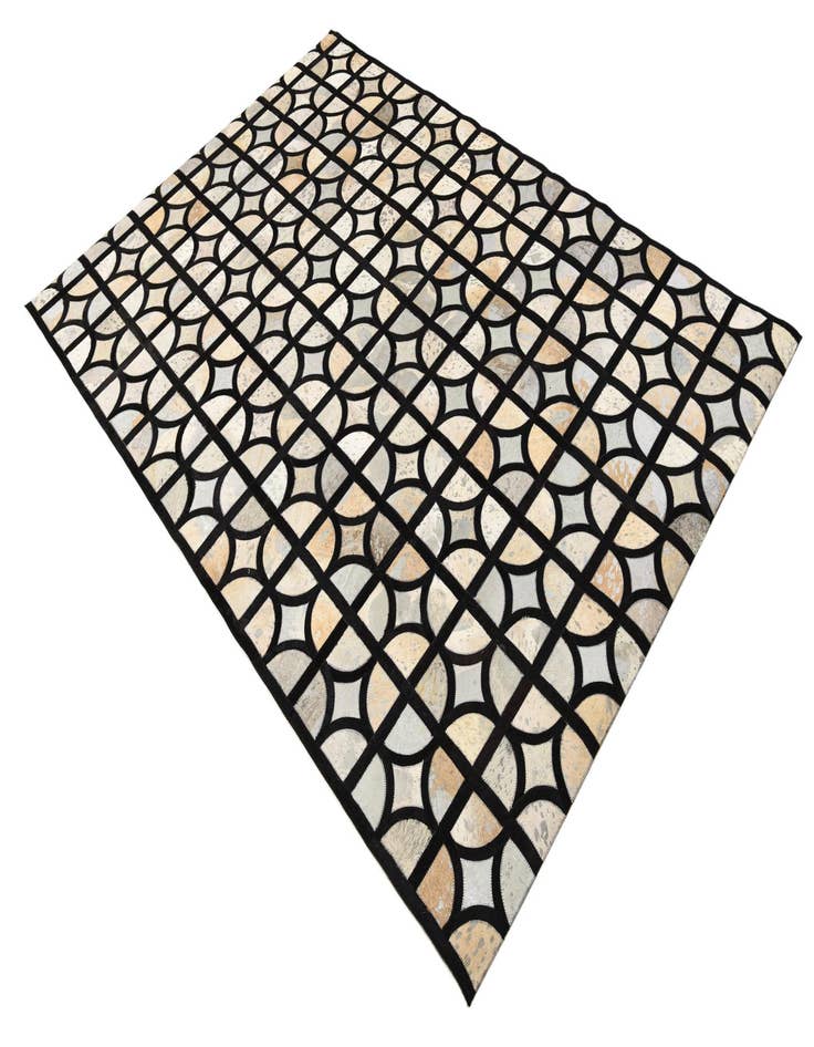 Detail image of 5' 3 x 7' 6 Cowhide Rug