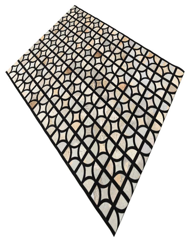 Detail image of 5' 3 x 7' 7 Cowhide Rug