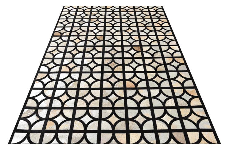 Detail image of 5' 3 x 7' 7 Cowhide Rug