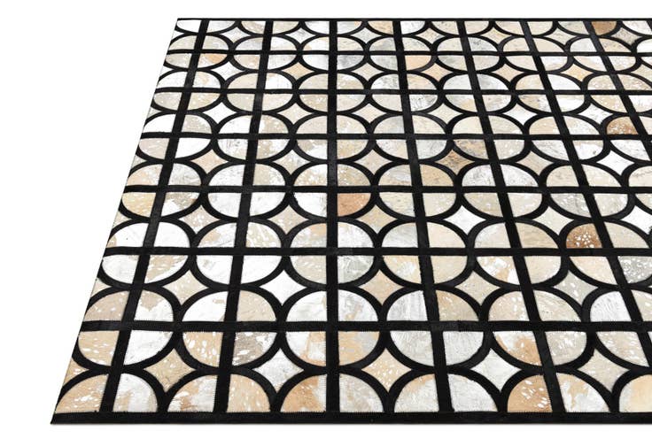 Detail image of 5' 3 x 7' 7 Cowhide Rug