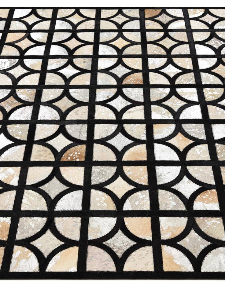 Detail image of 5' 3 x 7' 7 Cowhide Rug