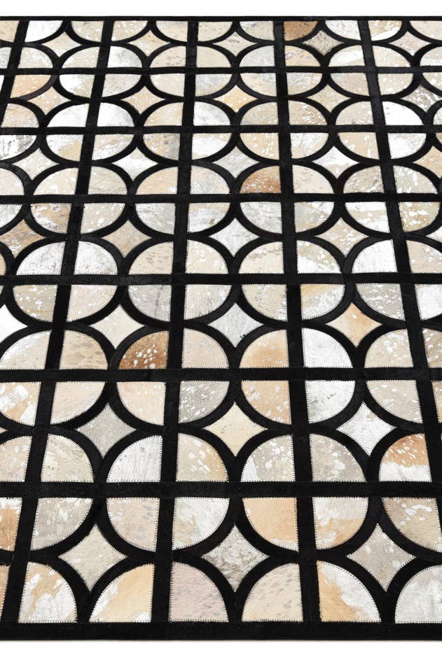Detail image of 5' 3 x 7' 7 Cowhide Rug