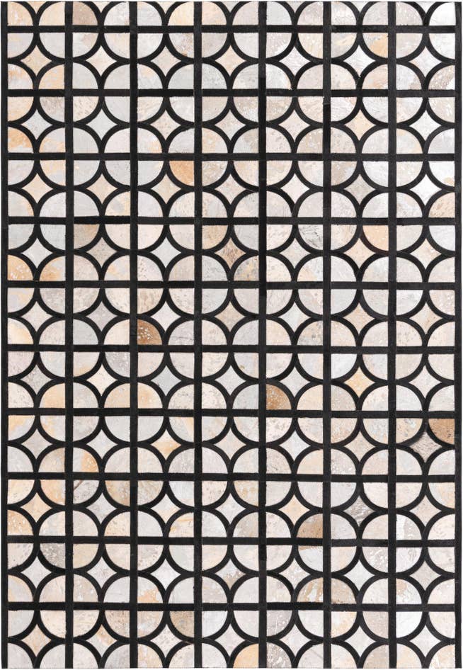 Detail image of 5' 3 x 7' 7 Cowhide Rug