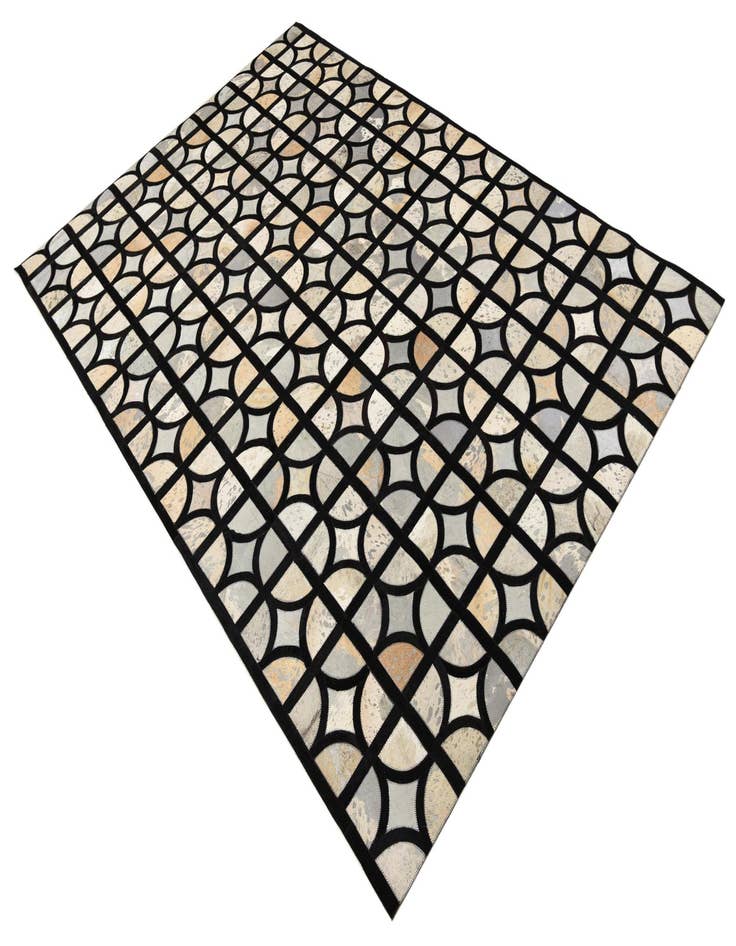 Detail image of 5' 3 x 7' 7 Cowhide Rug