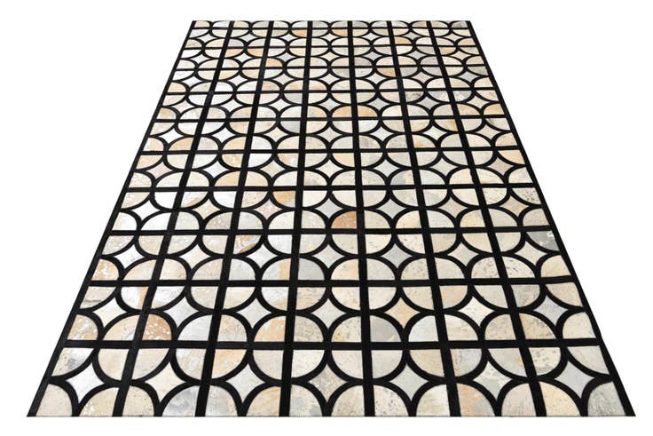 Detail image of 5' 3 x 7' 7 Cowhide Rug
