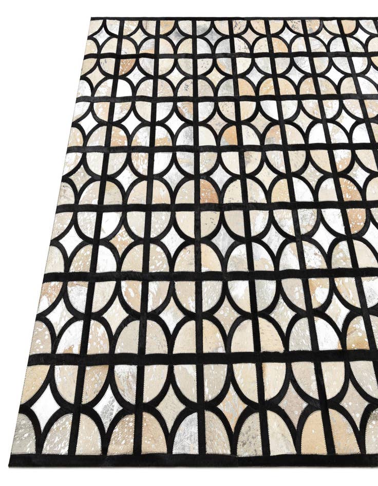 Detail image of 5' 3 x 7' 7 Cowhide Rug