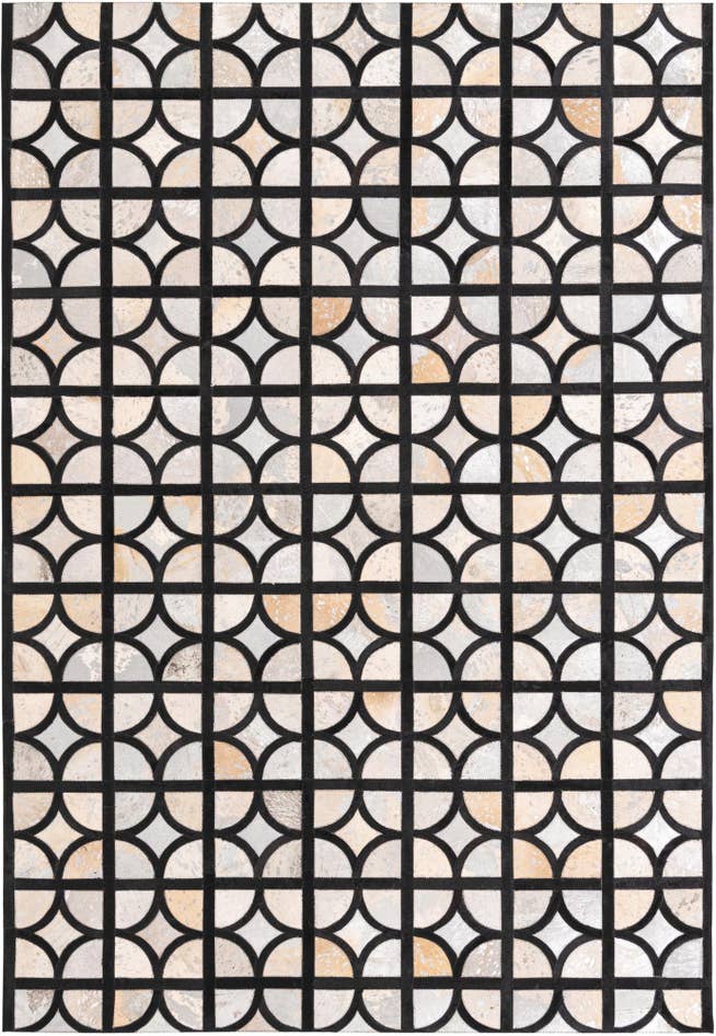 Detail image of 5' 3 x 7' 7 Cowhide Rug