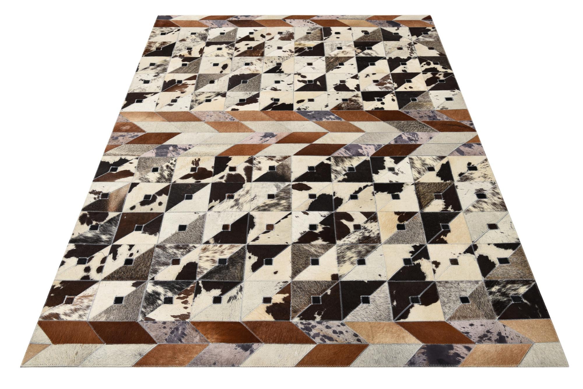 4' 8 x 6' 5 Cowhide Rug