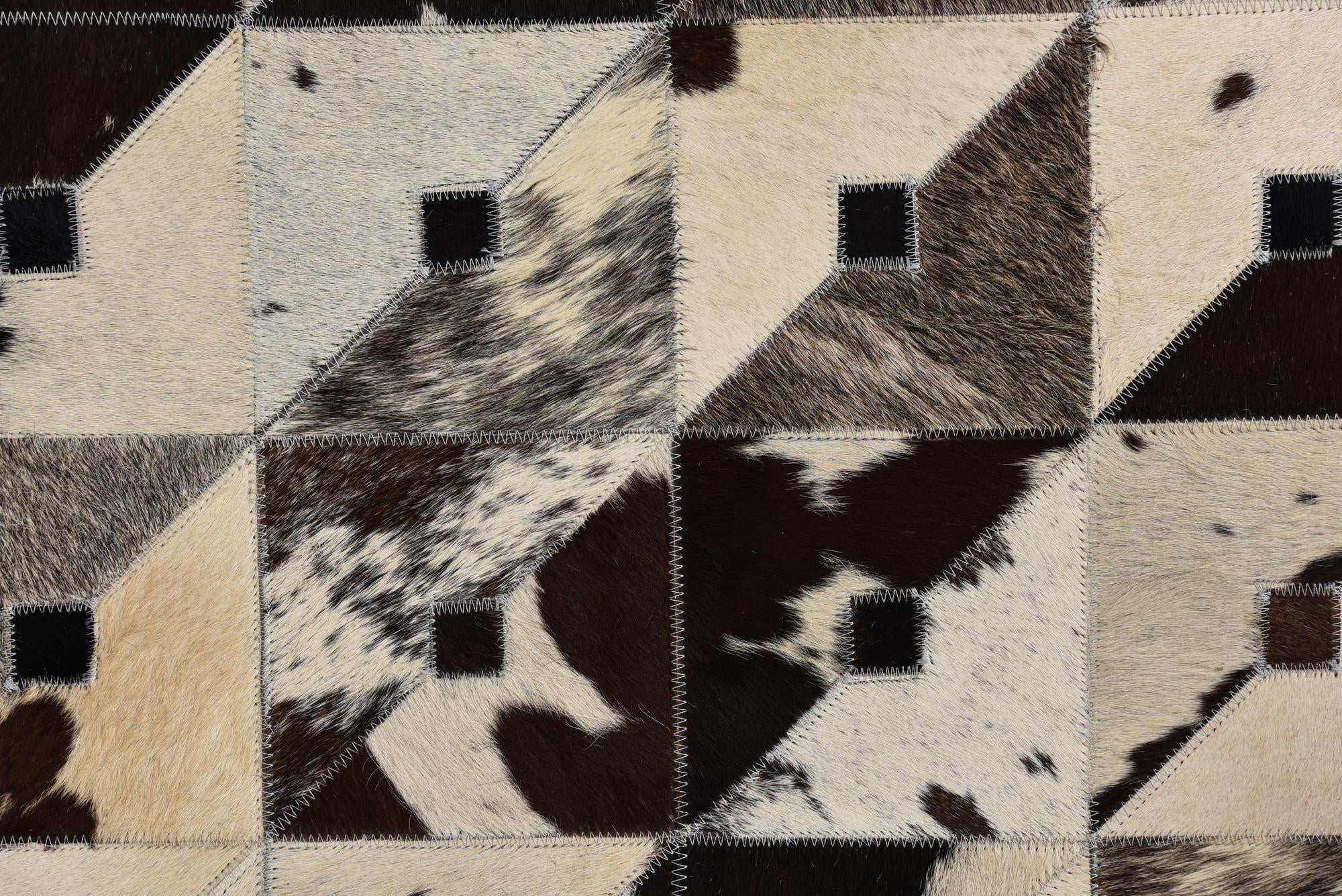 4' 8 x 6' 5 Cowhide Rug