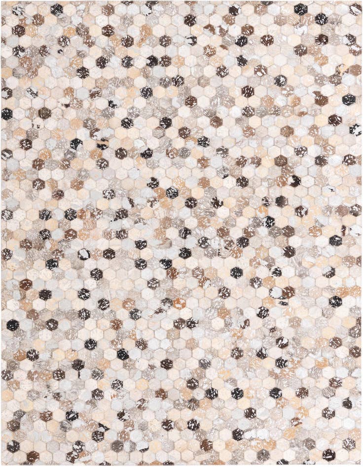 Detail image of 4' 8 x 6' 7 Cowhide Rug