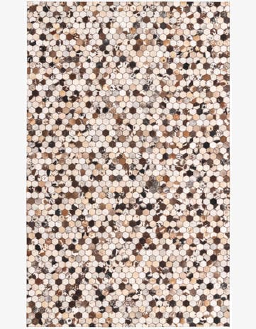 5' 2 x 8' 2 Cowhide Rug