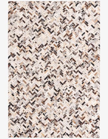 5' 1 x 8' 1 Cowhide Rug