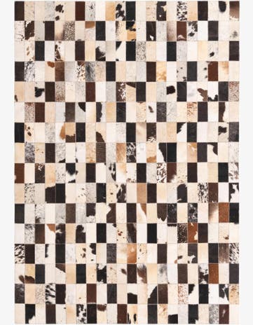 5' 2 x 7' 6 Cowhide Rug