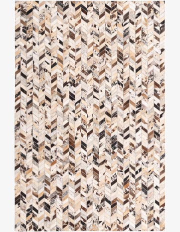 5' 3 x 8' Cowhide Rug