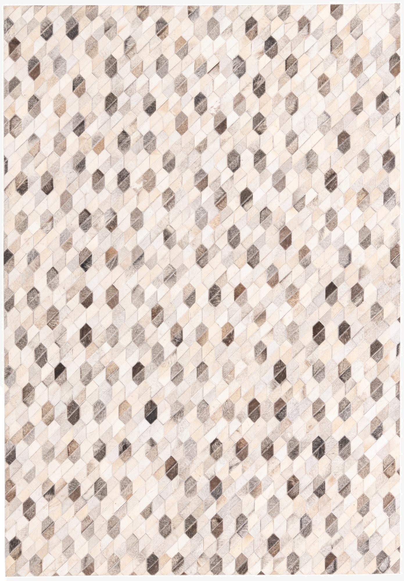 5' 2 x 7' 5 Cowhide Rug