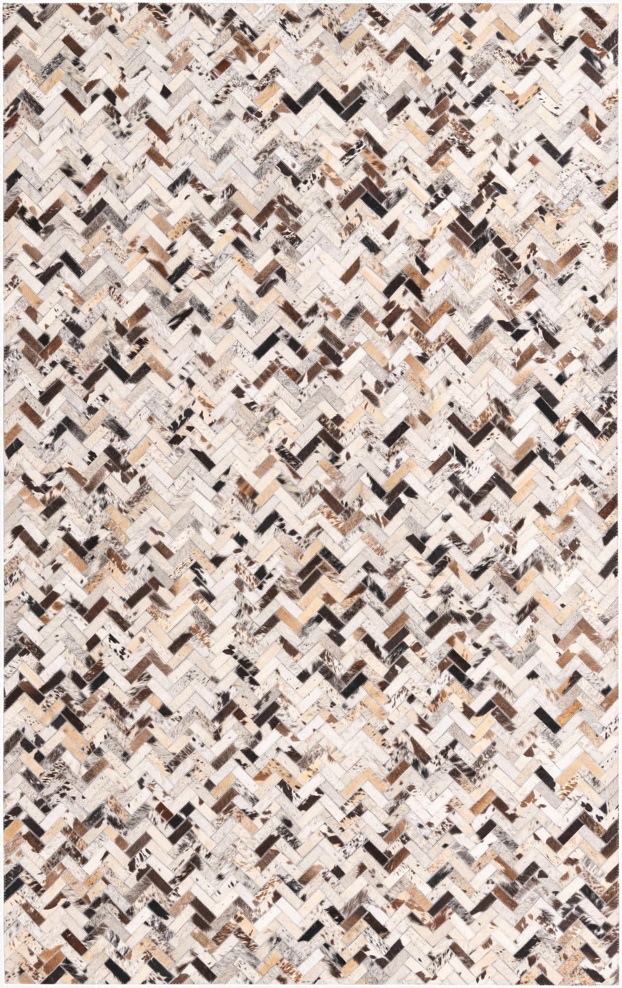 5' x 7' 10 Cowhide Rug