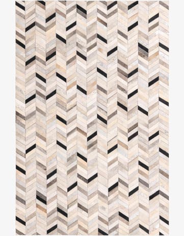 5' 3 x 8' Cowhide Rug