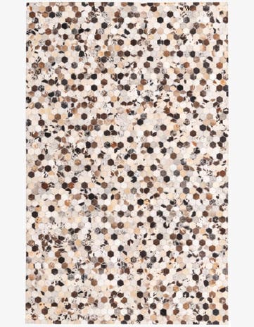 5' 1 x 8' Cowhide Rug