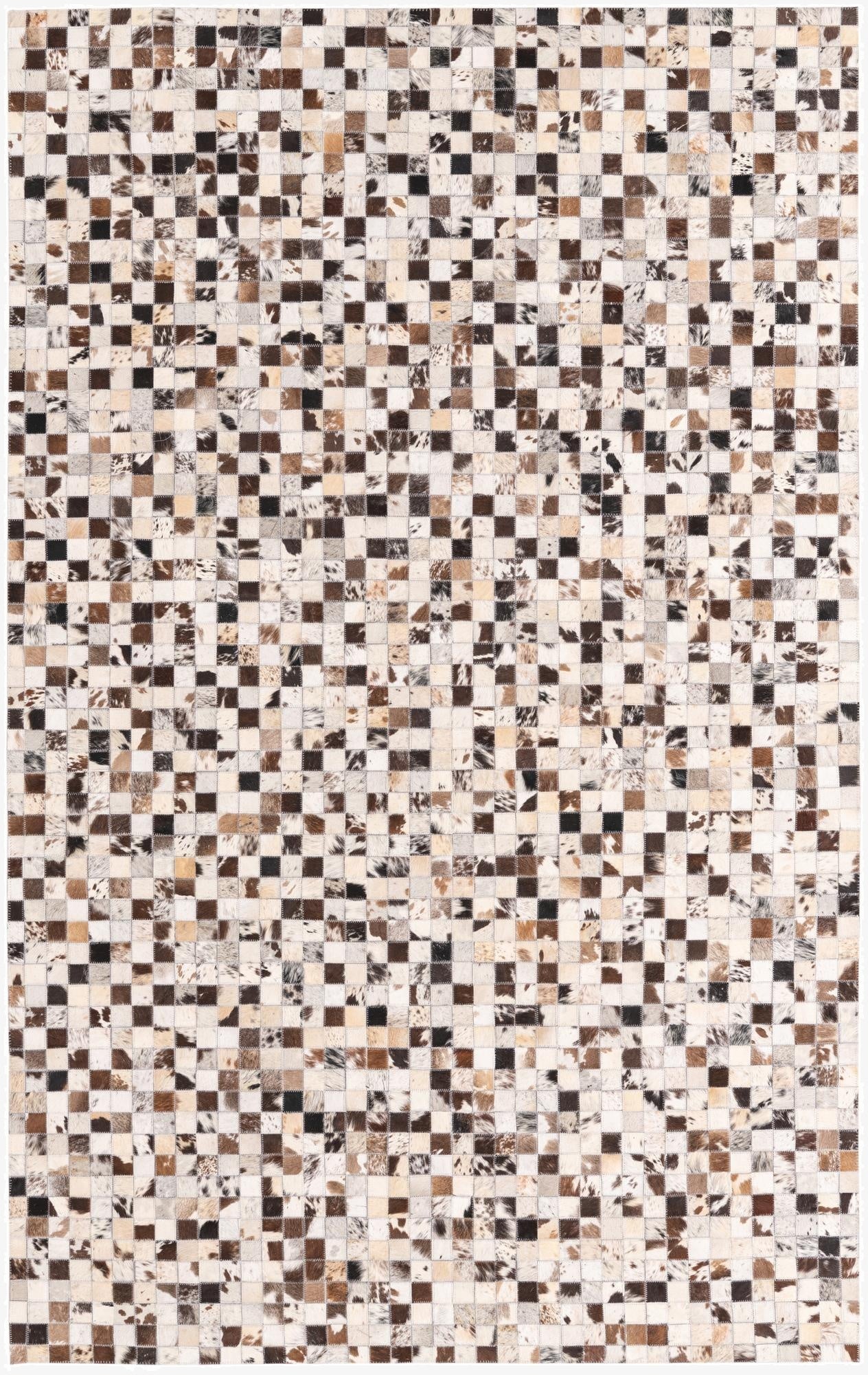 5' 1 x 8' Cowhide Rug