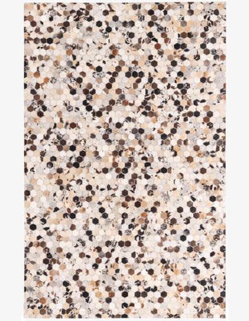 5' 1 x 8' Cowhide Rug