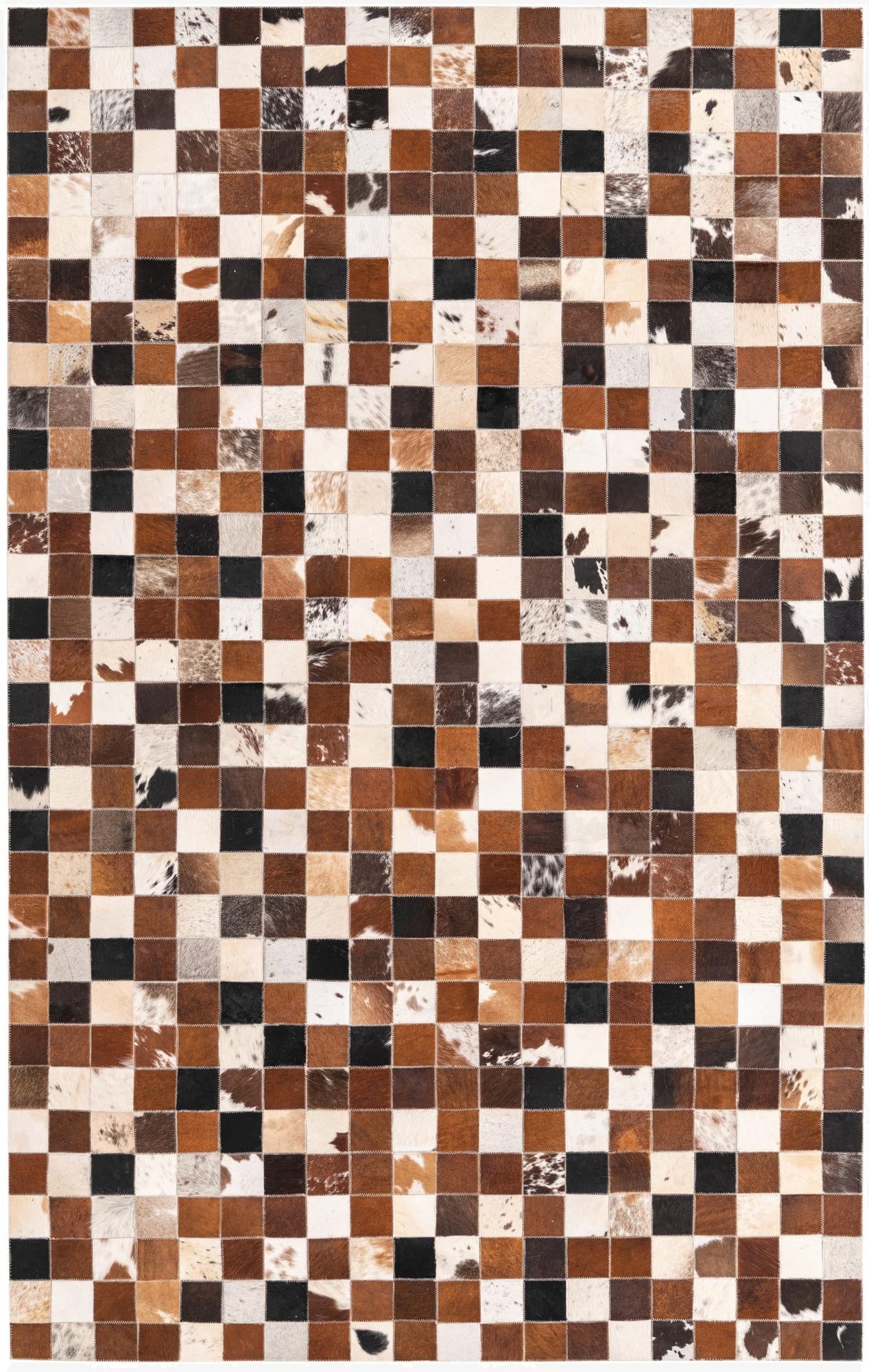 5' 1 x 8' Cowhide Rug