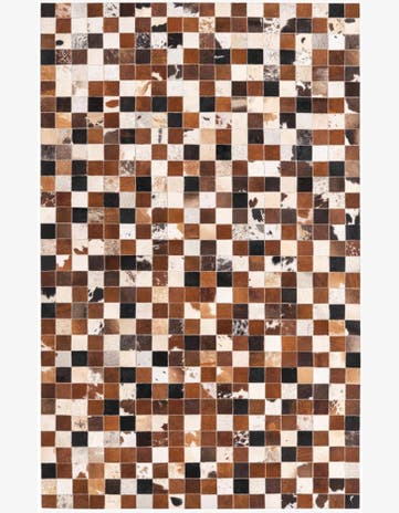 5' 1 x 8' Cowhide Rug