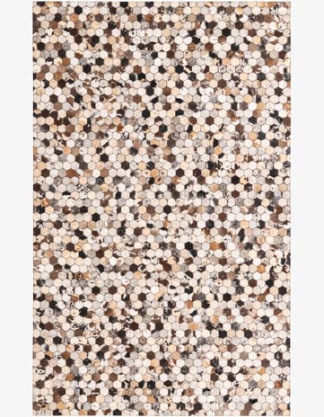 5' 1 x 8' 1 Cowhide Rug