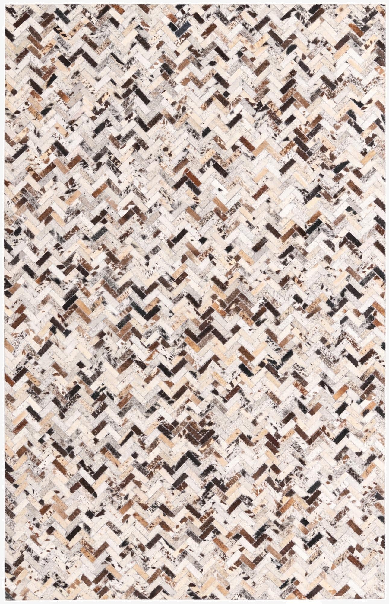 5' x 7' 9 Cowhide Rug