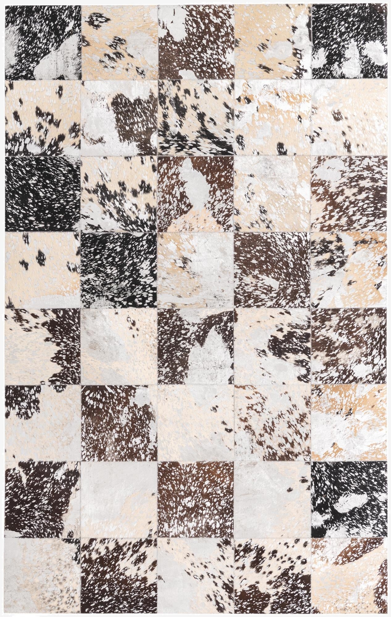 5' 1 x 8' Cowhide Rug