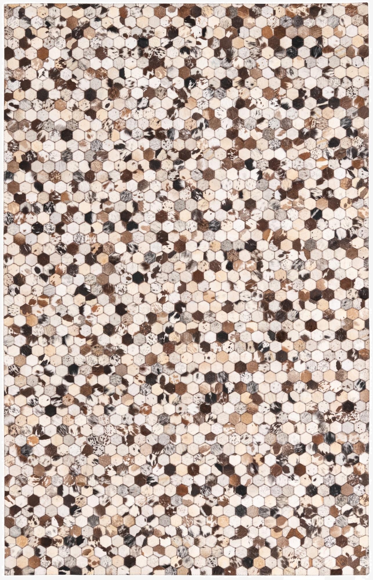 5' 2 x 8' Cowhide Rug