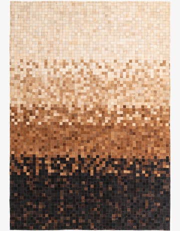 6' 7 x 9' 7 Cowhide Rug