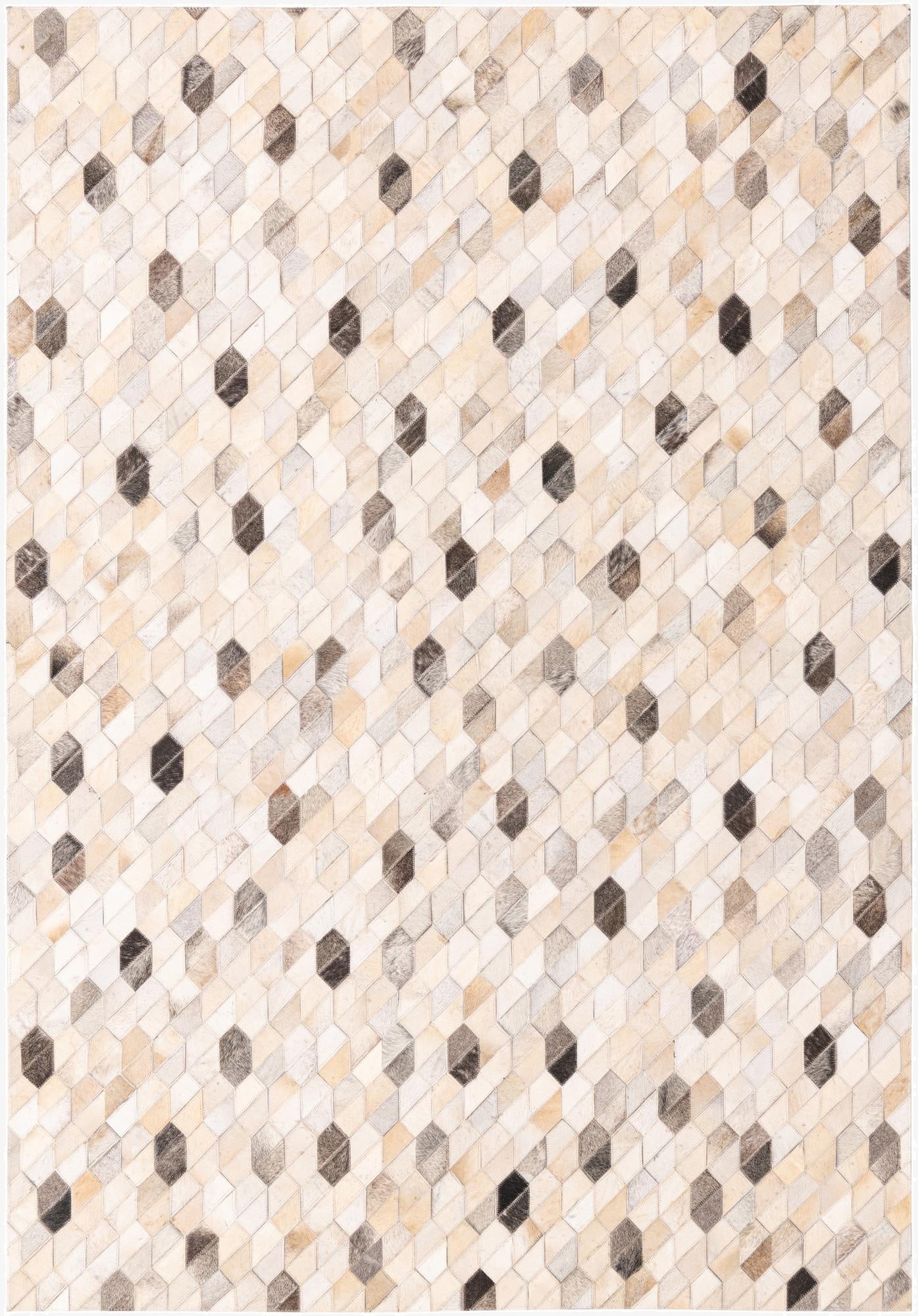 4' 8 x 6' 8 Cowhide Rug
