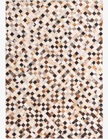 5' 4 x 7' 7 Cowhide Rug