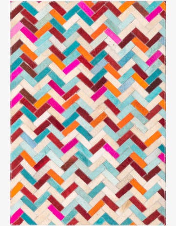 2' 1 x 3' Cowhide Rug