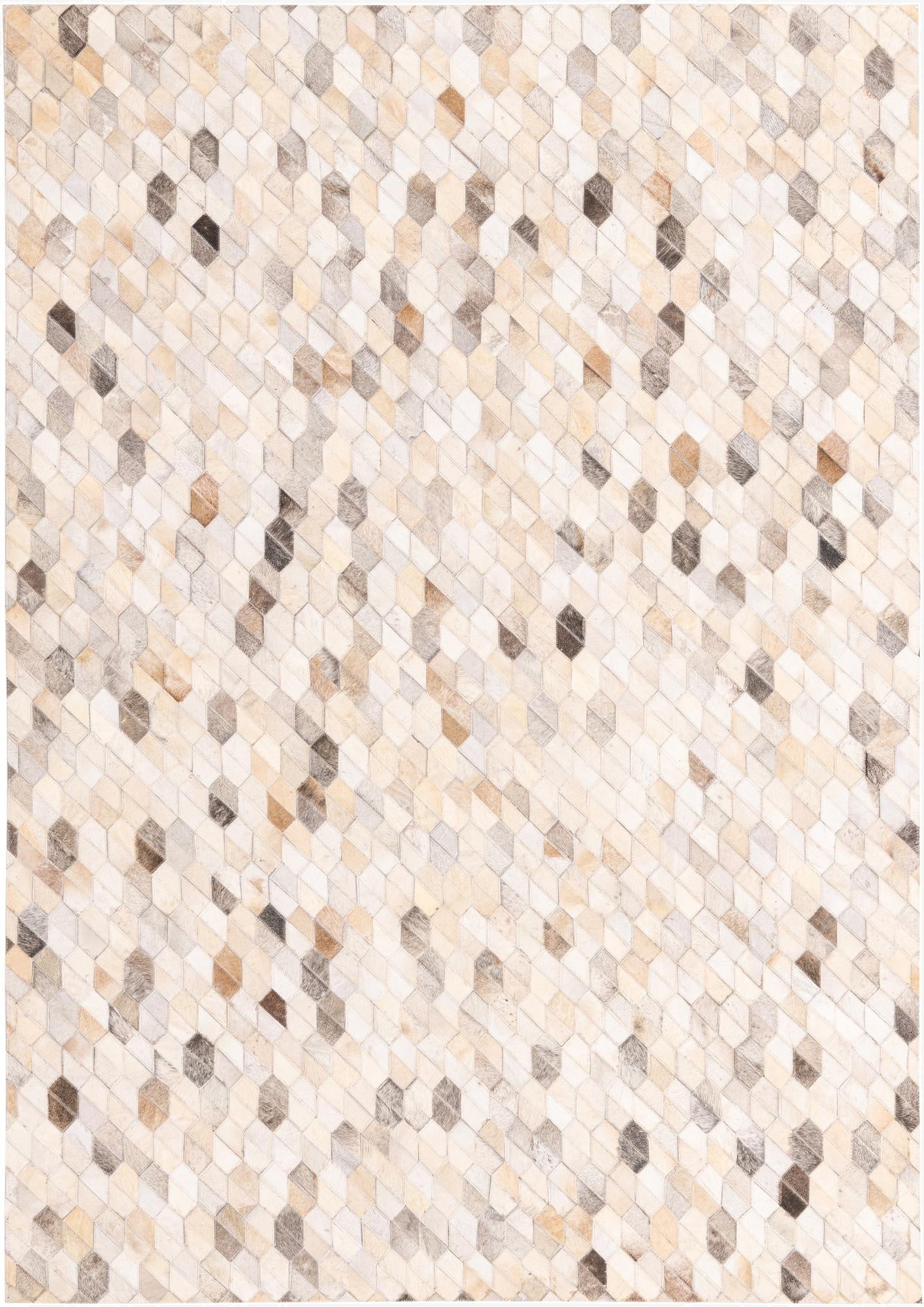 5' 2 x 7' 5 Cowhide Rug