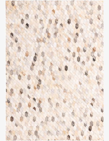 5' 2 x 7' 5 Cowhide Rug