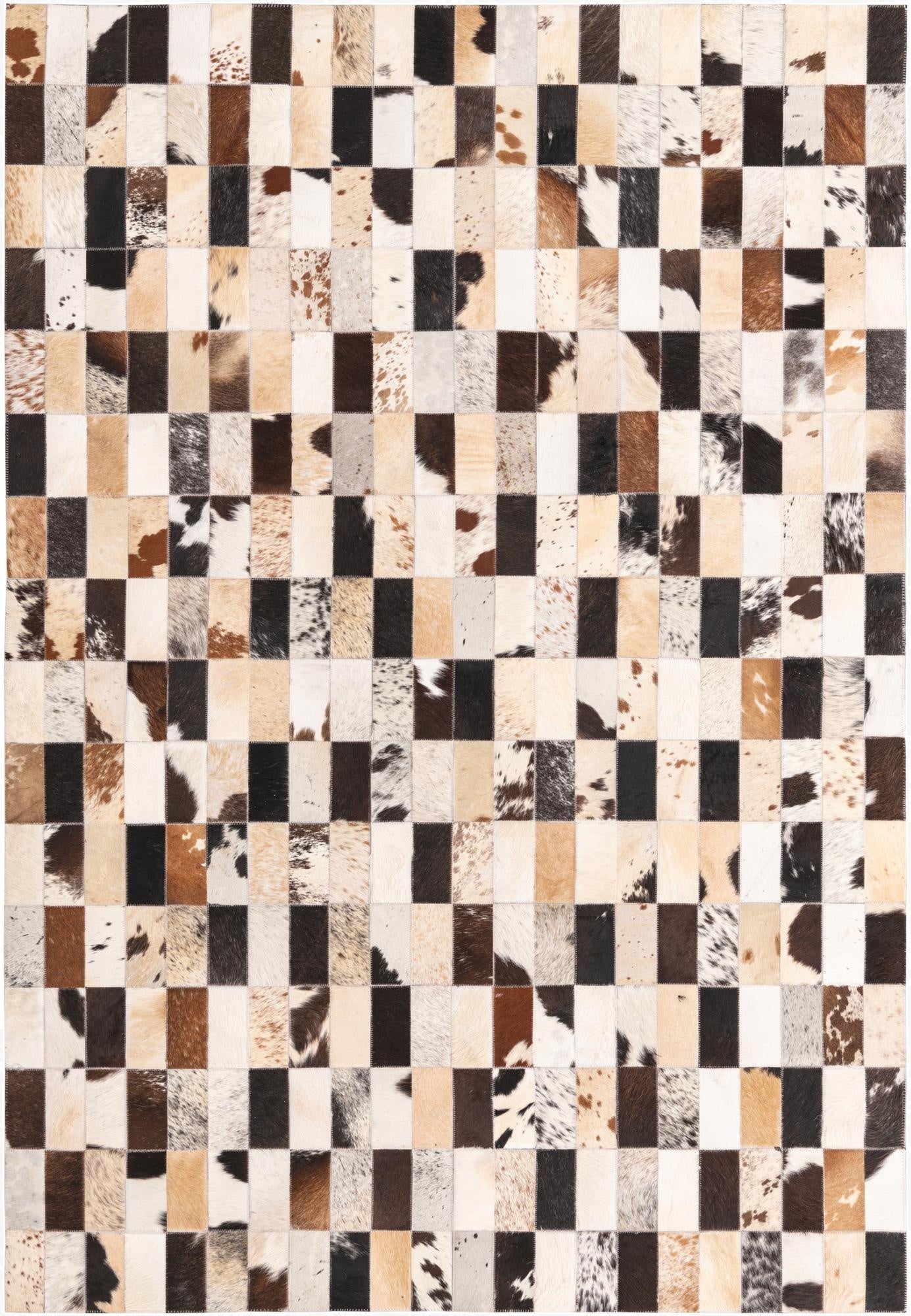 5' 2 x 7' 6 Cowhide Rug