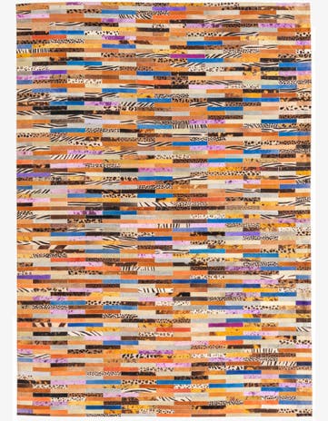 5' 6 x 7' 9 Cowhide Rug