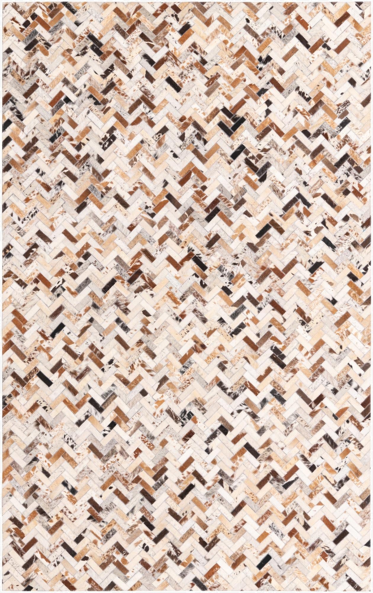 5' x 7' 10 Cowhide Rug