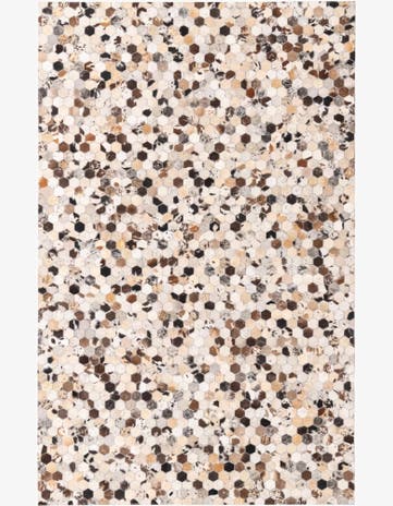 5' 1 x 8' Cowhide Rug