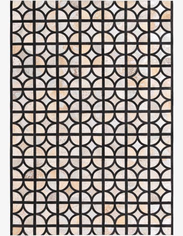 5' 3 x 7' 6 Cowhide Rug