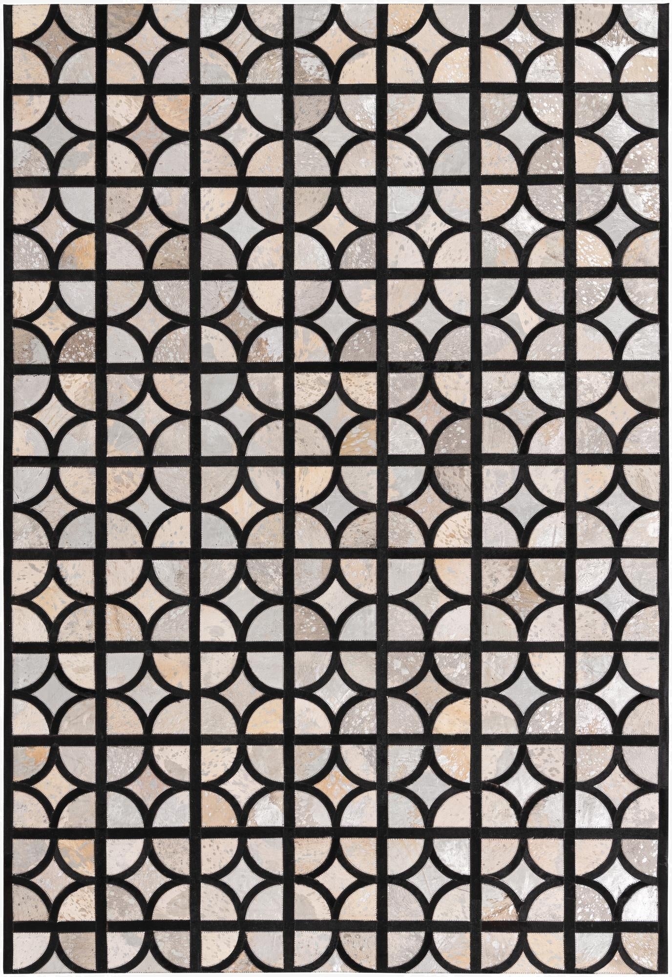 5' 3 x 7' 8 Cowhide Rug