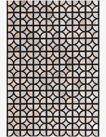 5' 3 x 7' 8 Cowhide Rug