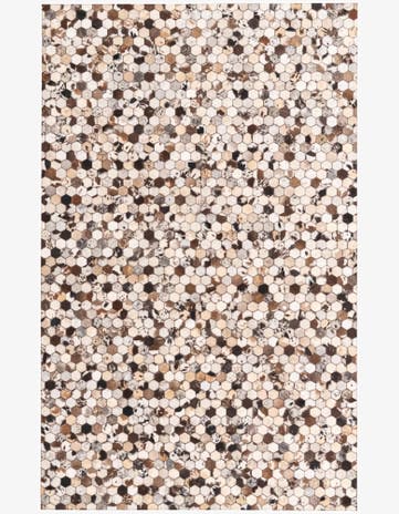 5' 1 x 8' 2 Cowhide Rug