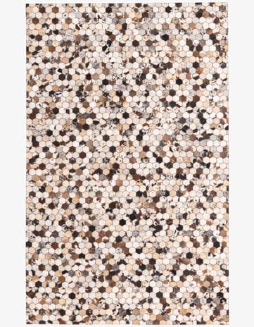 5' 1 x 8' 1 Cowhide Rug
