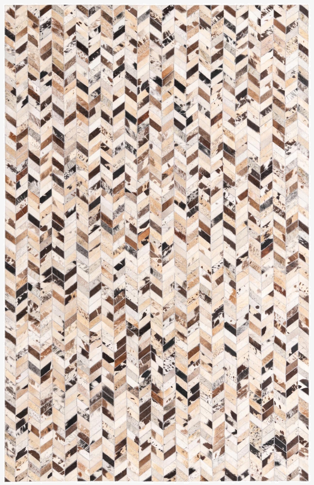 5' 1 x 8' Cowhide Rug
